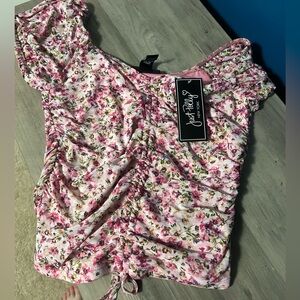 Floral Pink blouse